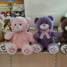 Мишка  "Норка", 4 цвета